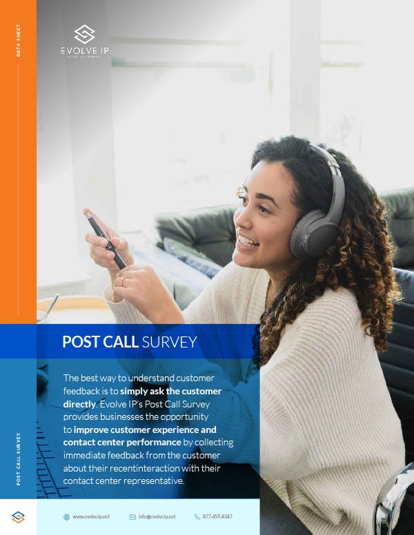 Contact Center Solution IVR and Post Call Survey