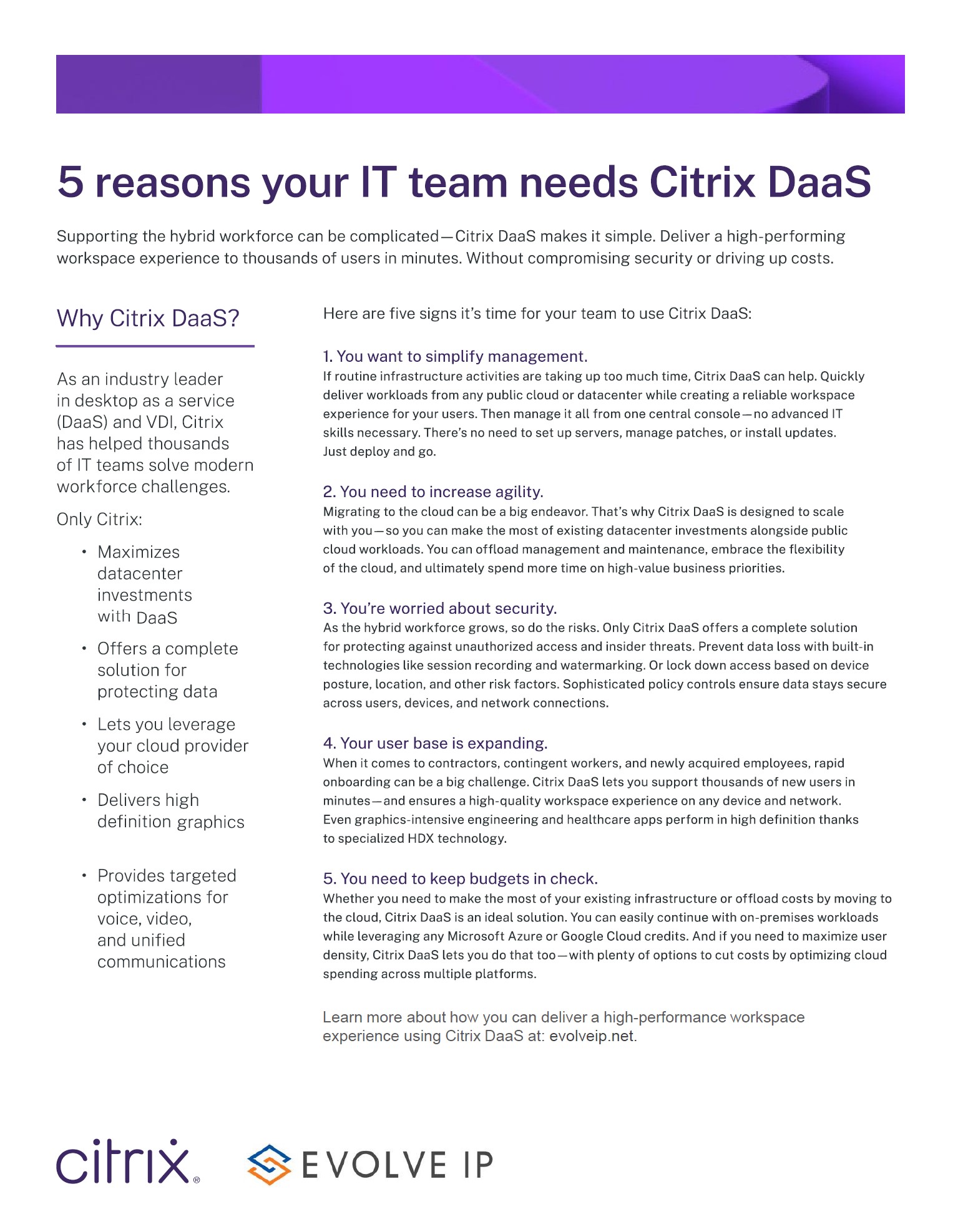 5 Reasons Citrix DaaS
