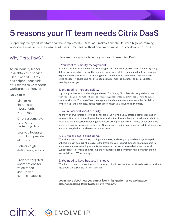 5 reasons you need daas