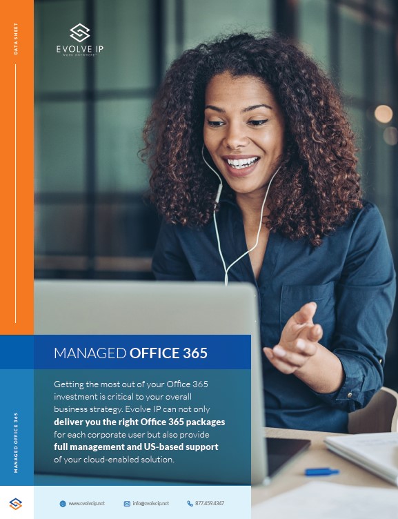 Evolve IP_Data Sheet_Managed Office 365 Evolve IP_Data Sheet_Managed Office 365